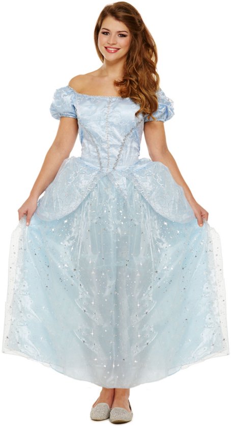 Henbrandt - VOLWASSENEN DAMES ASSEPOESTER JURK - Prinses kostuum - Feest Jurk - Carnavalskleding - Verkleedkleding - Vrijgezellenfeest - VROUW - Maat: ONE SIZE FITTS ALL