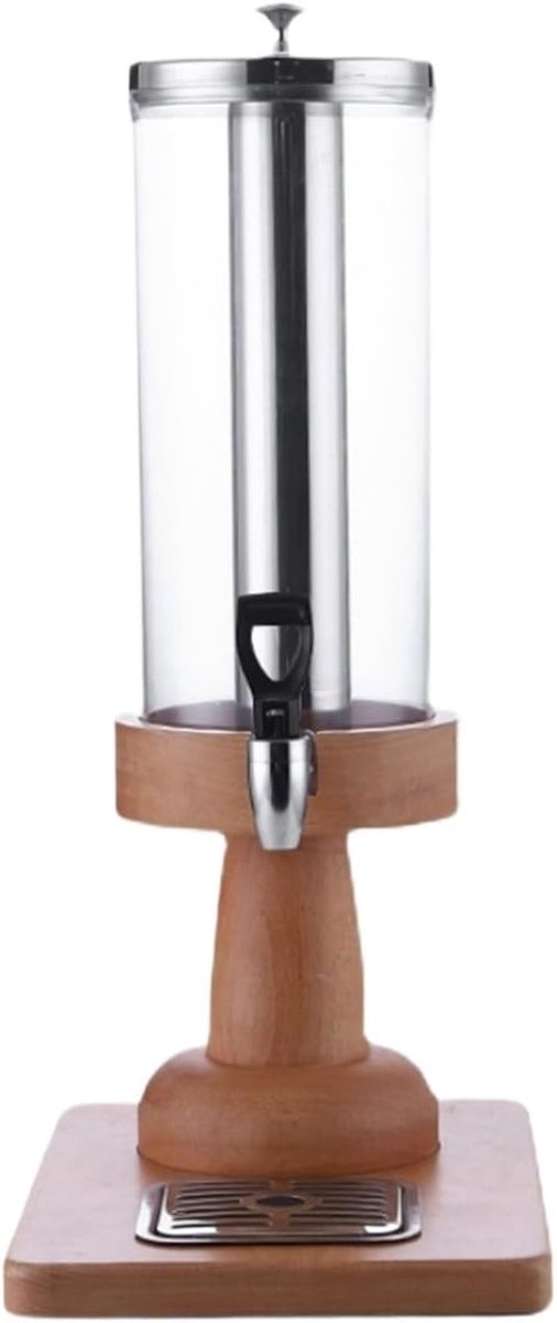Drank Dispenser - Drank Toren - Feestelijke Drankjes - Houten Standaard - 22x31x52cm - Bruin