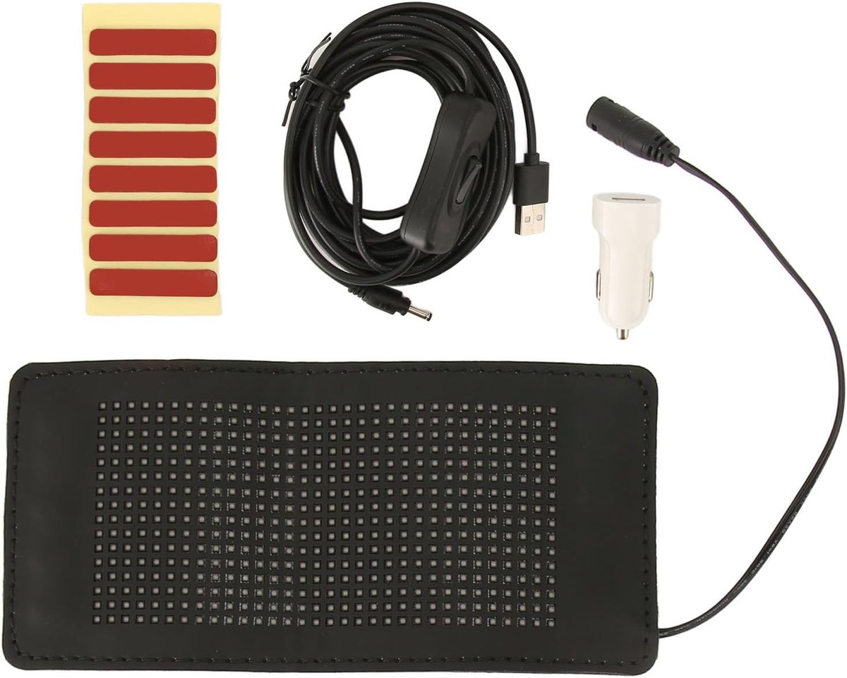 Programmeerbaar LED Bord - Flexibel Scrollbord - Winkelreclame - APP Bediening - 19x9cm - RGB