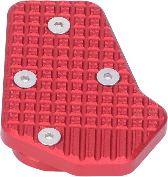 Remhendel Vergroter - Voetpedaal Extensie - Motorfiets Rijden - CNC Gefreesd - 9 x 6 x 2 cm - rood van Merkloos — afbeelding 2