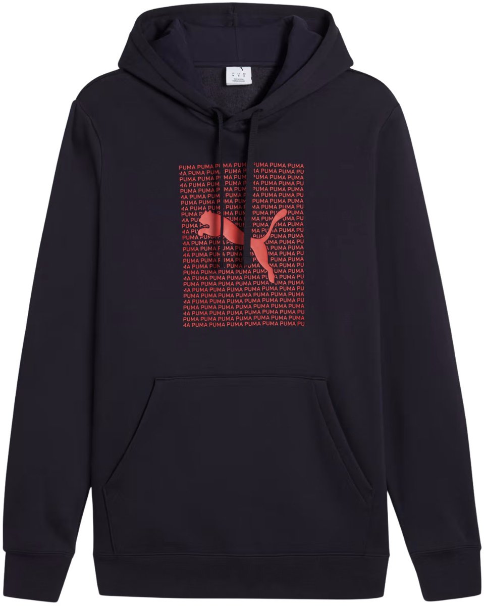 Puma Sweater Heren Ess Logo Lab Hoodie FL Donkerblauw