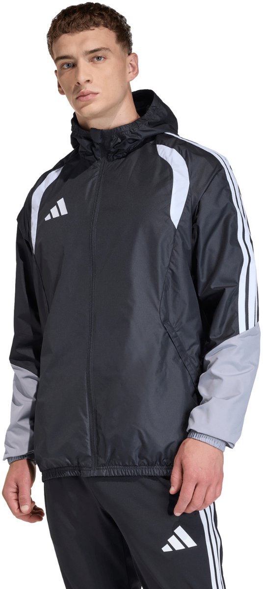 adidas teamwear Jas Heren Tiro 26 Competition All Weather Zwart - Maat M