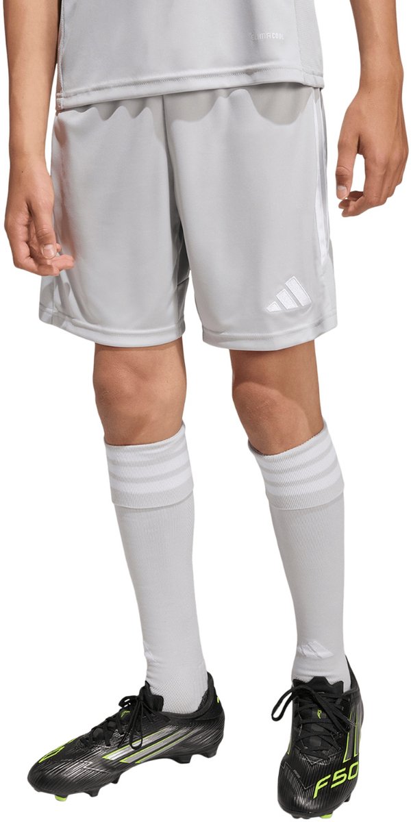 adidas Short Kinderen Tiro 26 League Grijs - Maat 116cm