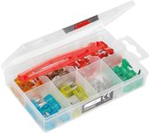 Micro zekeringen set – 80 stuks – 12/32V | Inhoud: 10 x 5A 10 x 7,5A 20 x 10A 10 x 15A 10 x 20A 10 x 25A 10 x 30A | Met zekeringtrekker