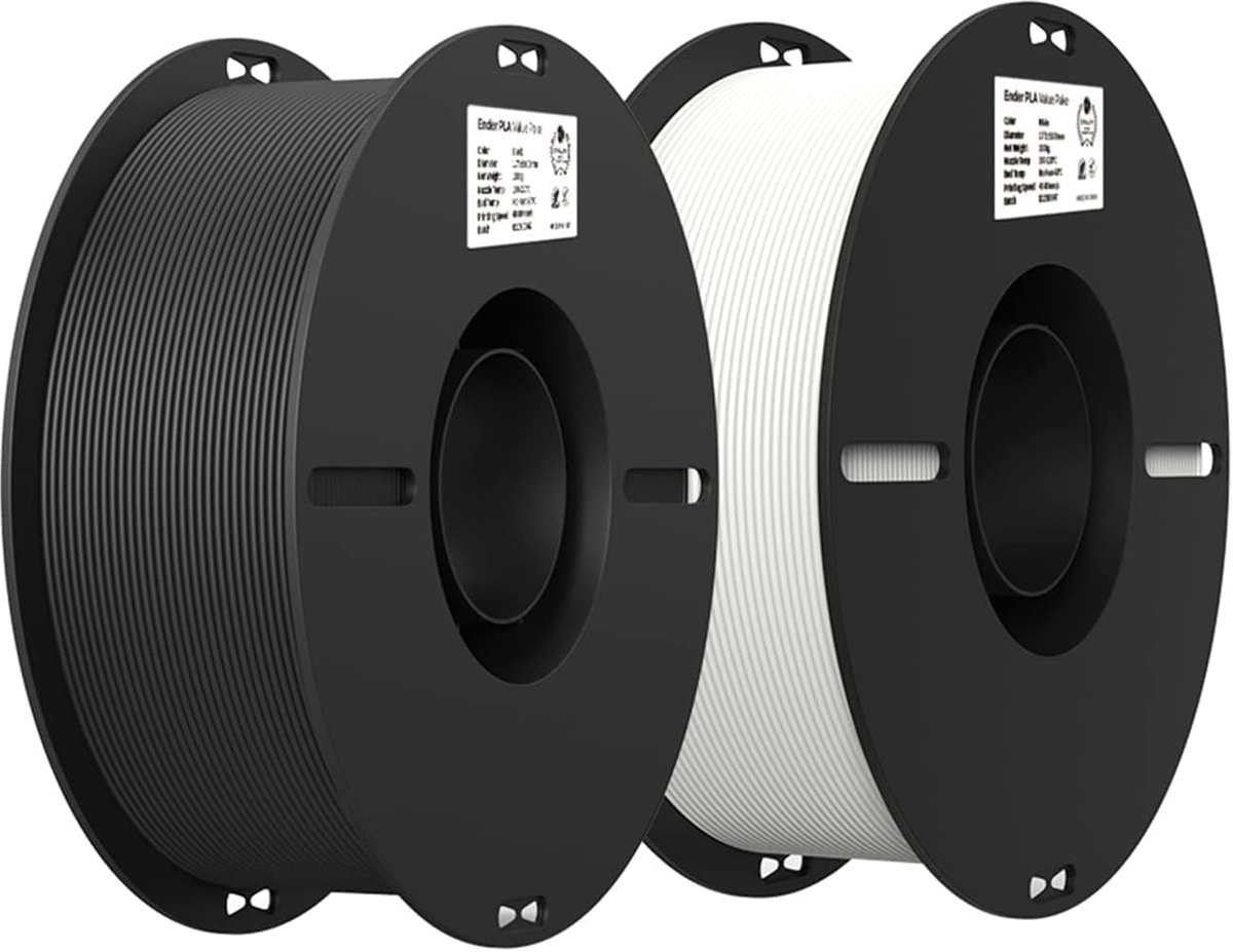 PLA Filament Spoelen - 3D Print Materiaal - Modelbouw Printen - Maatnauwkeurig +/- 002mm - 2 x 1 kg