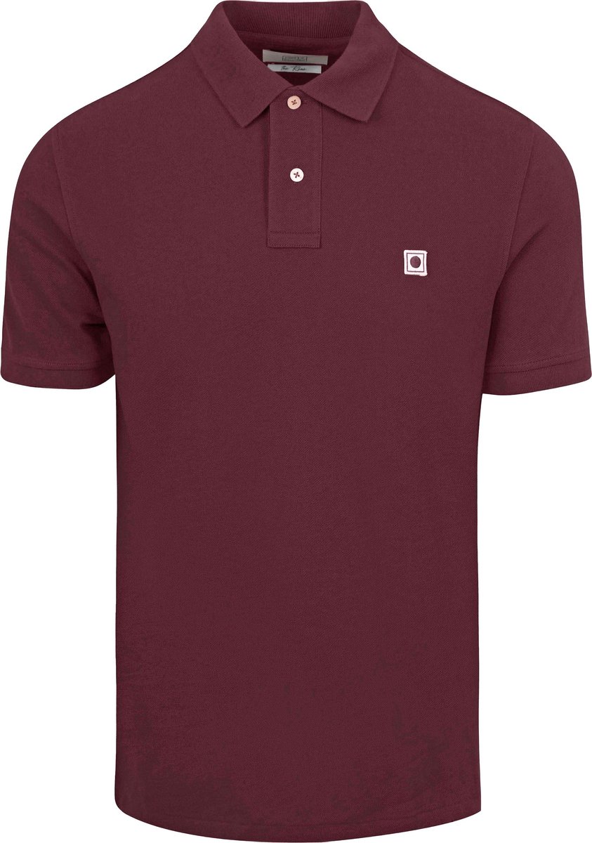 King Essentials The Rene Poloshirt Burgundy - Maat S - Heren - Polo shirt Heren met Korte mouw