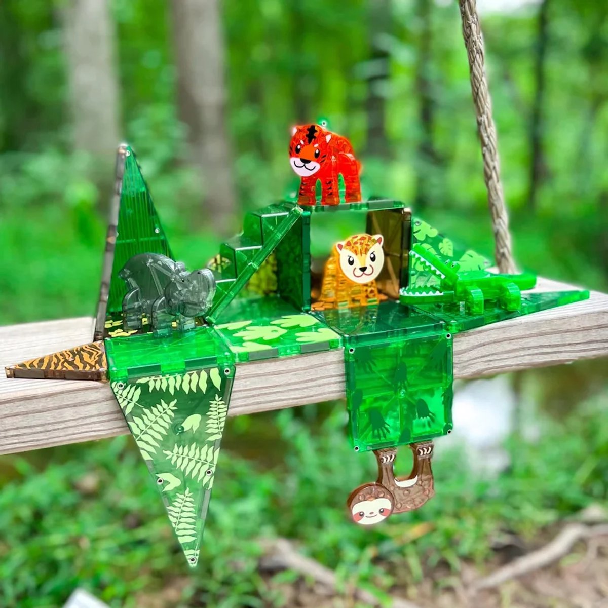 Magna-Tiles | Safari Animals 25 Stuks Set — afbeelding 20