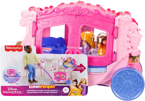 Fisher-Price Little People Disney Princess Pull-Along Musical Carriage — afbeelding 5