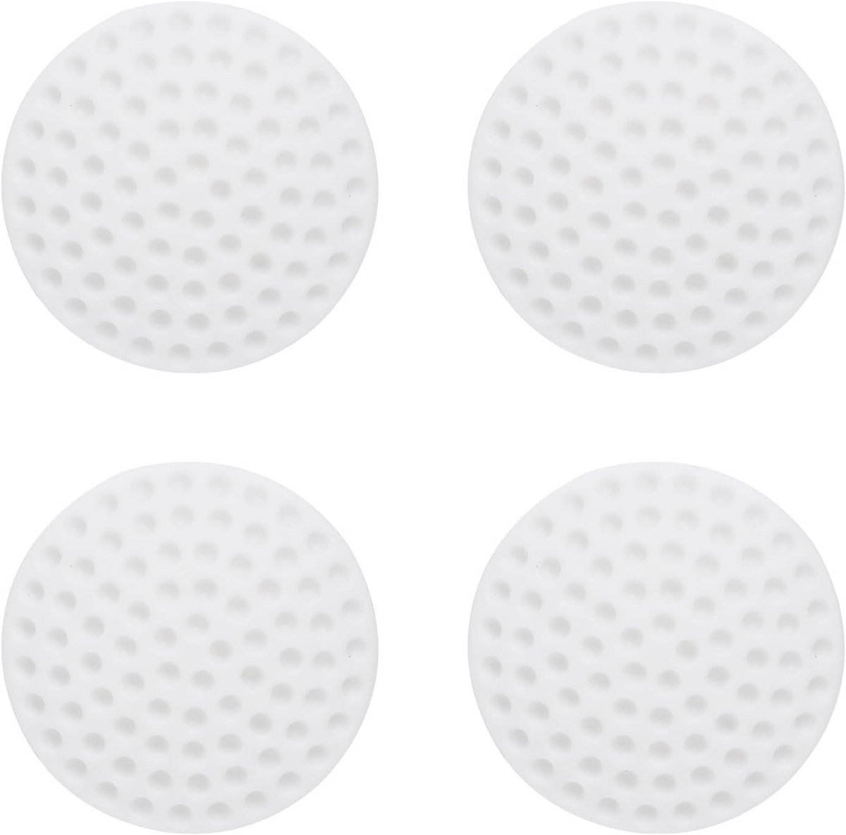 Deurbuffers - Deurstopper muurbeschermer - Muren beschermen - Zelfklevend - 4 stuks - Wit
