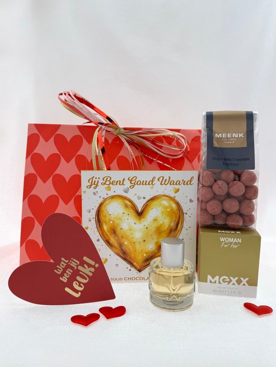 Valentijn •Cadeaupakket Dames• Mexx Goud Waard Meenk - Cadeau voor Vrouwen - Perfect Gifts