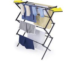 EASYmaxx Telescopisch Droogrek 1200 – Kledingrek met 12 m Drooglengte, Uitschuifbaar tot ca. 108 cm, Energiezuinig Was Drogen Zonder Stroom