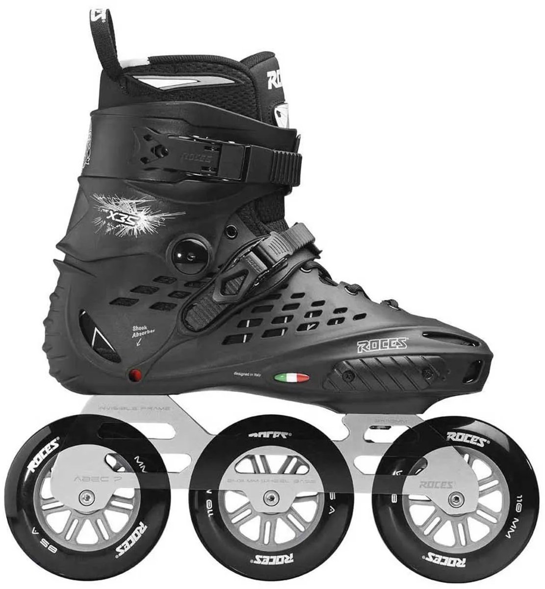 Roces X35 3×110 Tif Inline Skates Zwart EU 48 Man,Vrouw Roces X35 3×110 Tif Inline Skates Zwart EU 48 Man,Vrouw