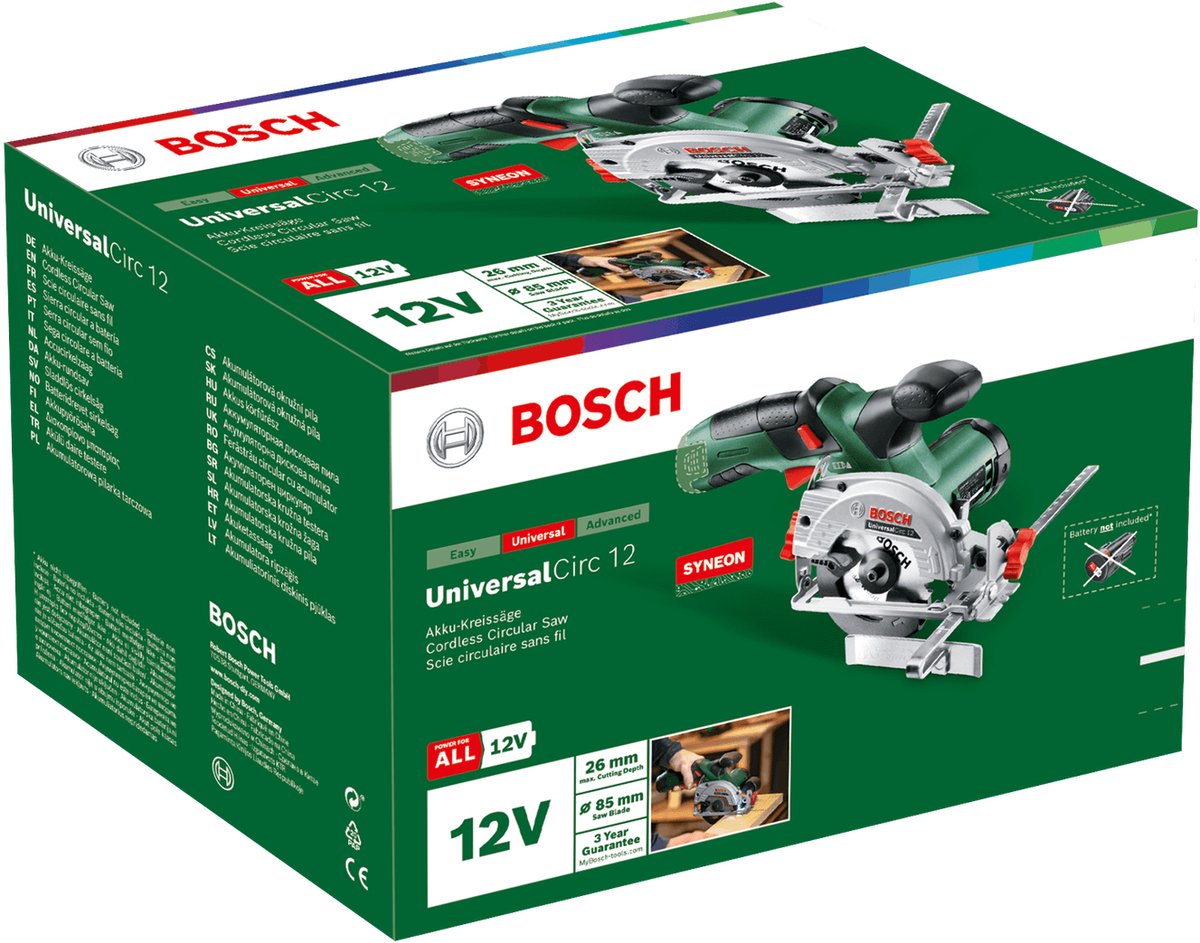 Bosch UniversalCirc 12: compacte accu-cirkelzaag 85mm thumbnail 2