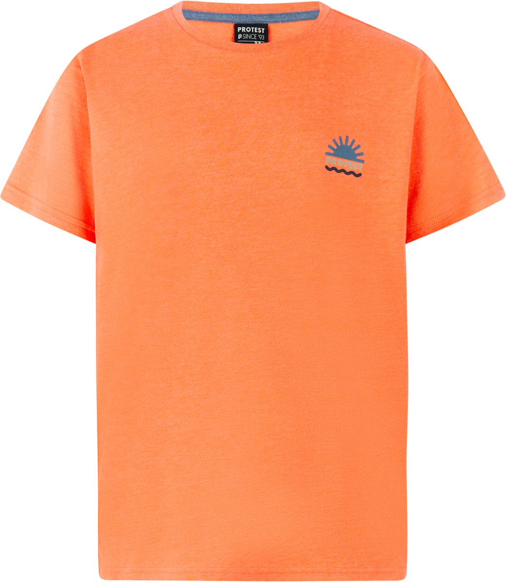 Protest PRTVarzo JR T-shirt Jongens Korte mouwen Normale pasvorm Crème Burnt Peach