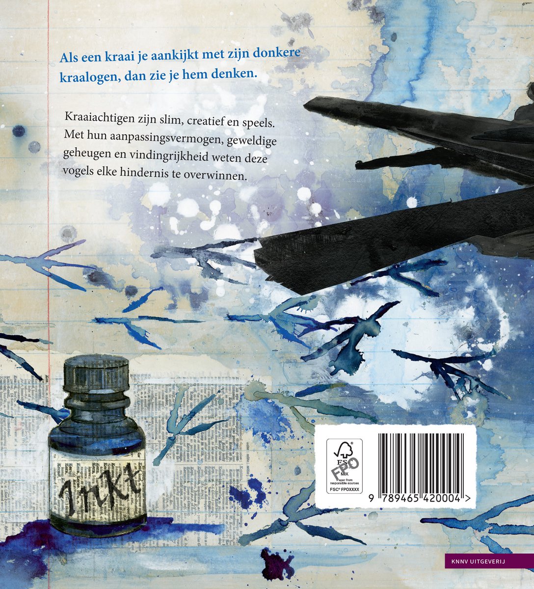 Slimme vogels, die kraaien - back cover
