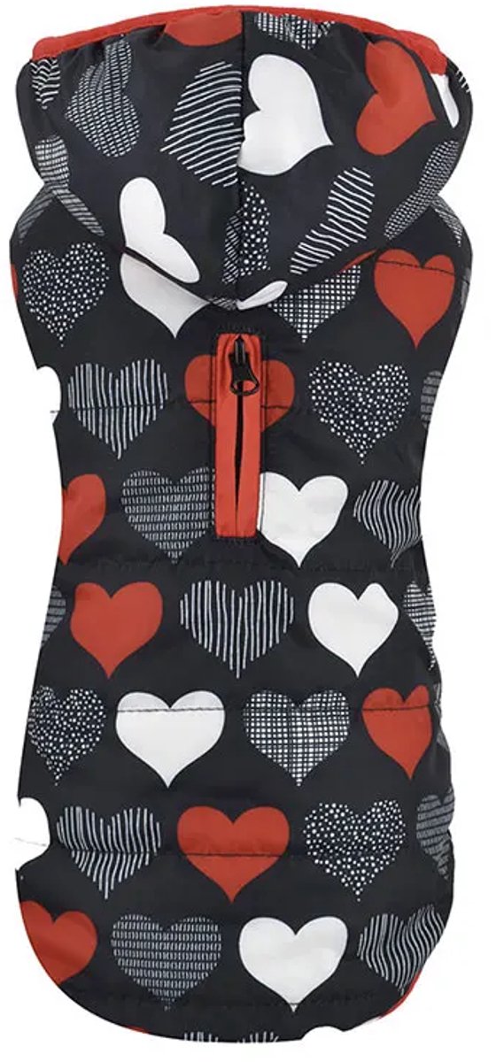 Nayeco Dark Love Hondenjas Zwart 50 cm
