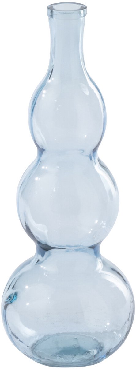J-Line vaas - glas - lichtblauw