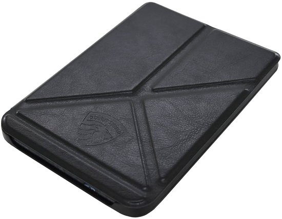 Origami Sleepcover Geschikt voor Tolino Shine 4 Hoes Zwart van Origami Sleepcover — afbeelding 5