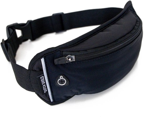 Dutch Shield Sac de taille unisexe Dutch Shield Zwart