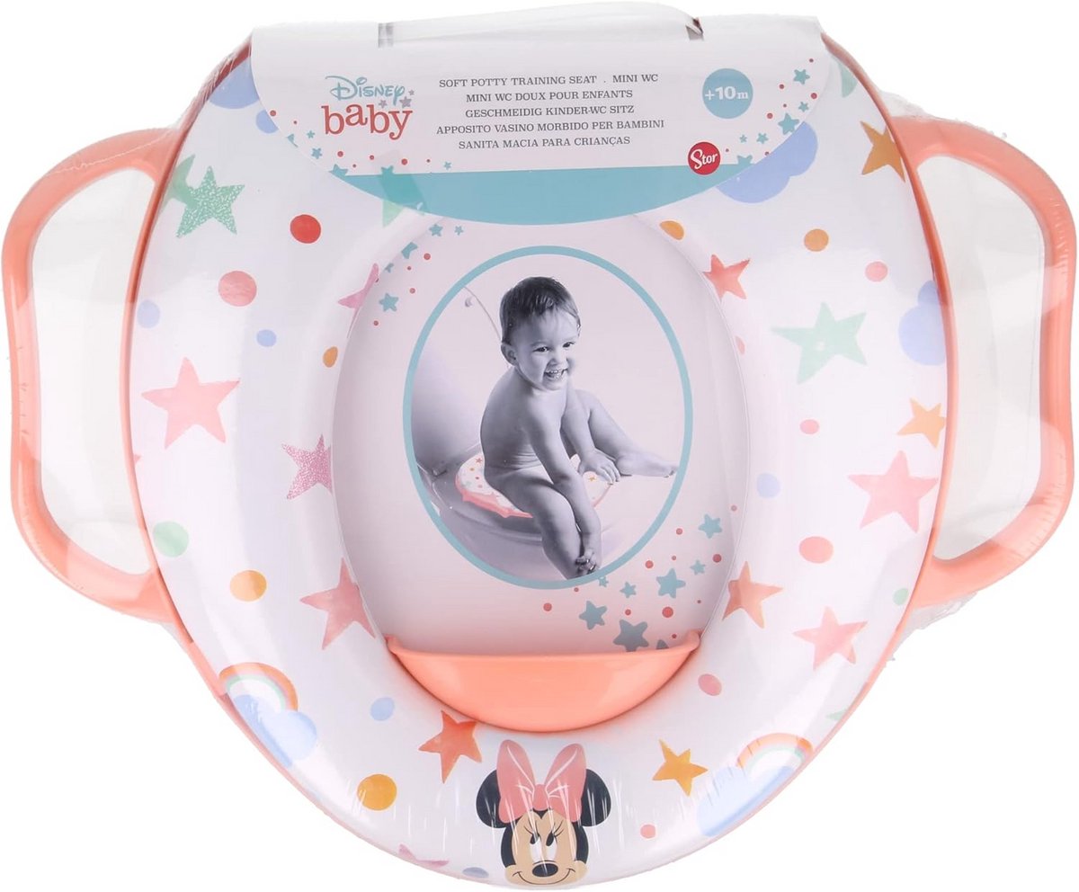 WC-adapter met handgrepen - Toiletverkleiner Potty trainer - Zindelijkheidstraining - BPA-vrij en getest - 355 x 29 x 25 cm