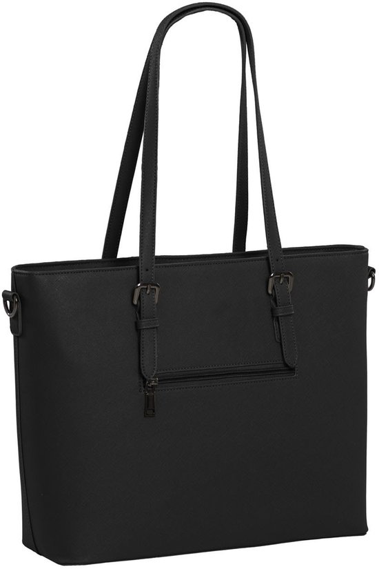 Sac à main et bandoulière Daniel Ray Lithgow, compartiment pour ordinateur portable 15,6 pouces, idéal École et le travail, fourre-tout, Zwart