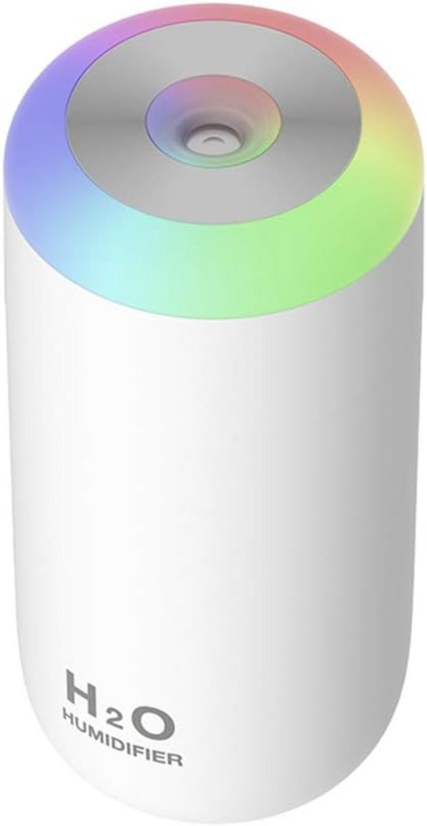 Draagbare Mini Luchtbevochtiger 350ml met LED Nachtlampje USB