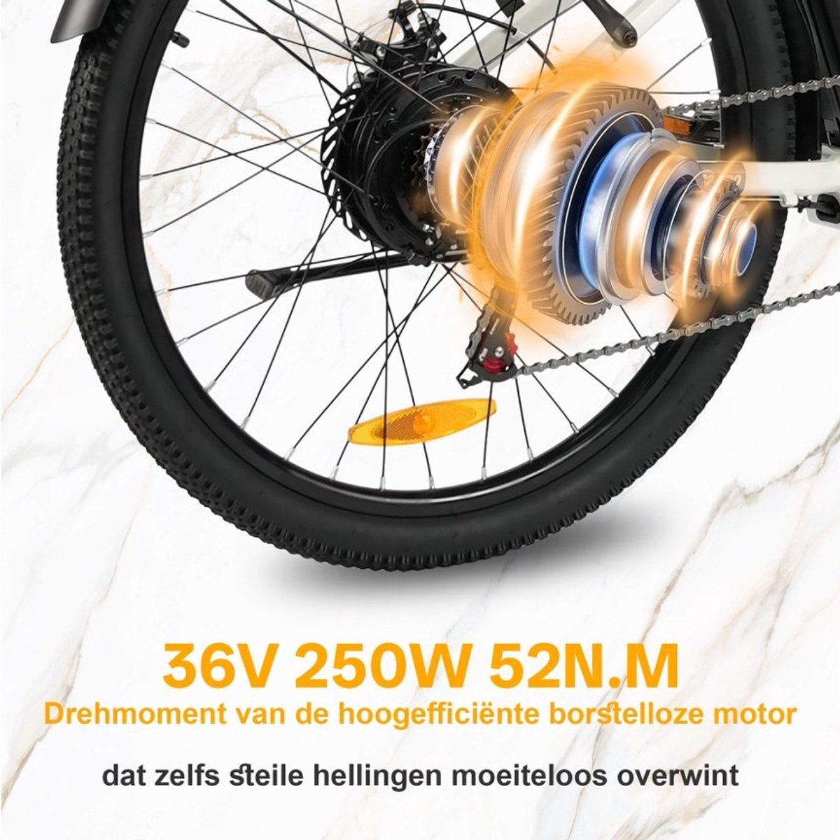 26-inch E-bike Stadsfiets thumbnail 4