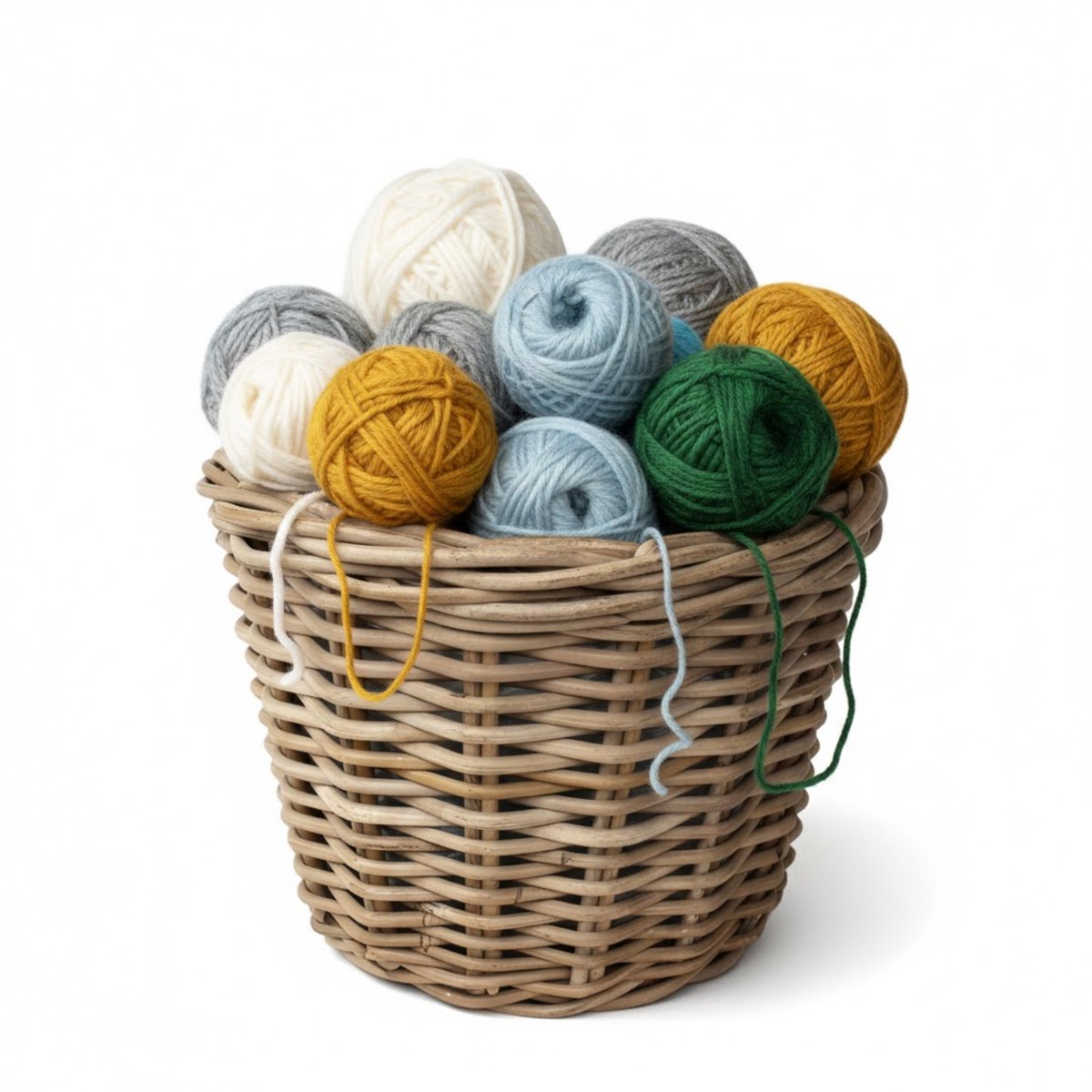 Van der Leeden Opbergmand Klassiek - bruin - rond - 29 x 20 cm - rotan - gevlochten riet - mand - opbergen