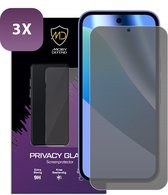 3-Pack MobyDefend Screenprotectors - Geschikt voor Google Pixel 10a - HD Privacy Glass Screensavers