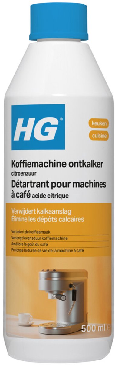 HG Koffiemachine Ontkalker Citroenzuur - 6 x 500 ml - Voordeelverpakking — afbeelding 1