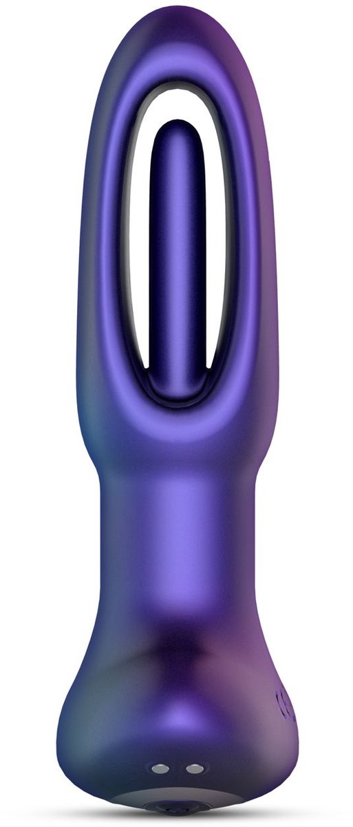 Hueman - Voyager Vibrerende Butt Plug met Tikfunctie - Paars