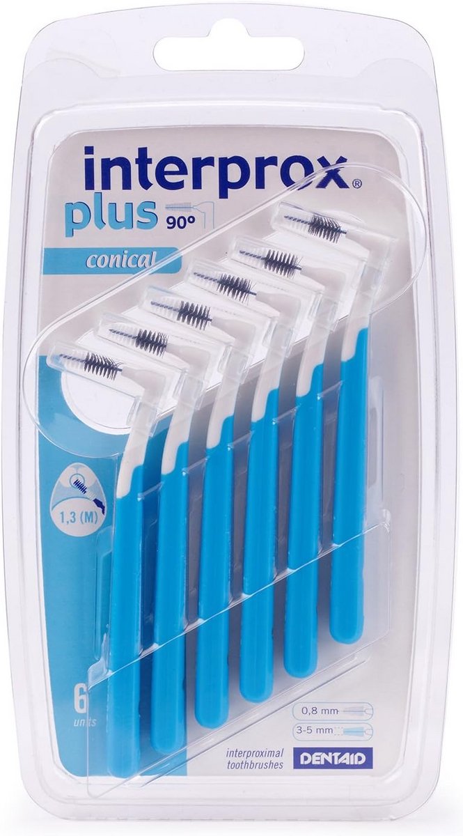 Conical Interdental Brushes, 6 Pieces - Effective Plaque Removal