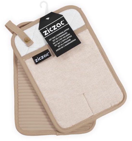 Tiseco -Maniques SILO - SET/2 - silicone, boucle de suspension pratique, sable
