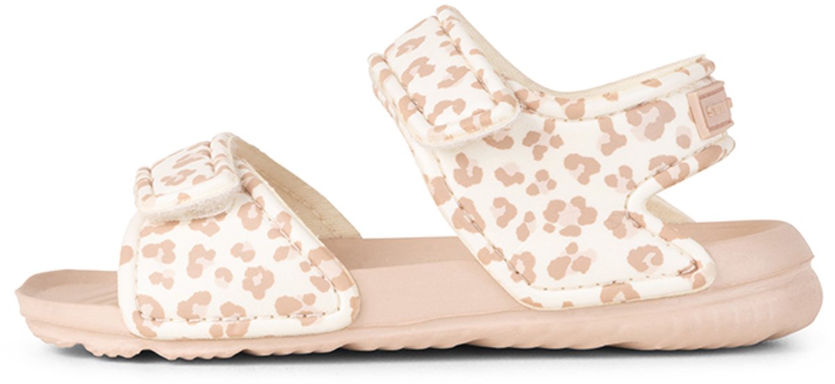 Beige Leopard Sandales