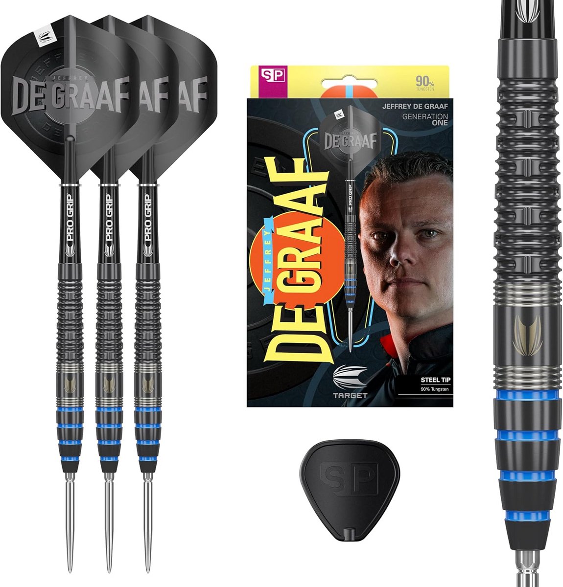 90% Tungsten Steel Tip Darts Set - Professionele Precisie Dartpijlen met Verwisselbare Swiss Points