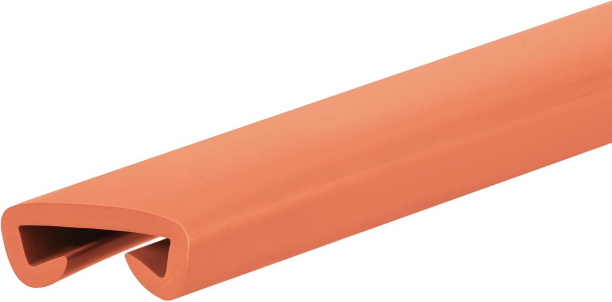 PVC Trapleuning Profiel 40 x 8 mm Bronskleurig voor Trappen en Nooduitgangen