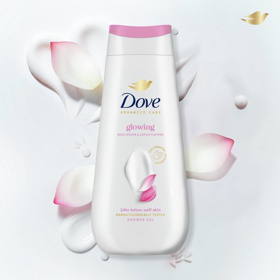 Dove - Douchegel - Advanced Care - Glowing - 6 x 225 ml - Voordeelverpakking