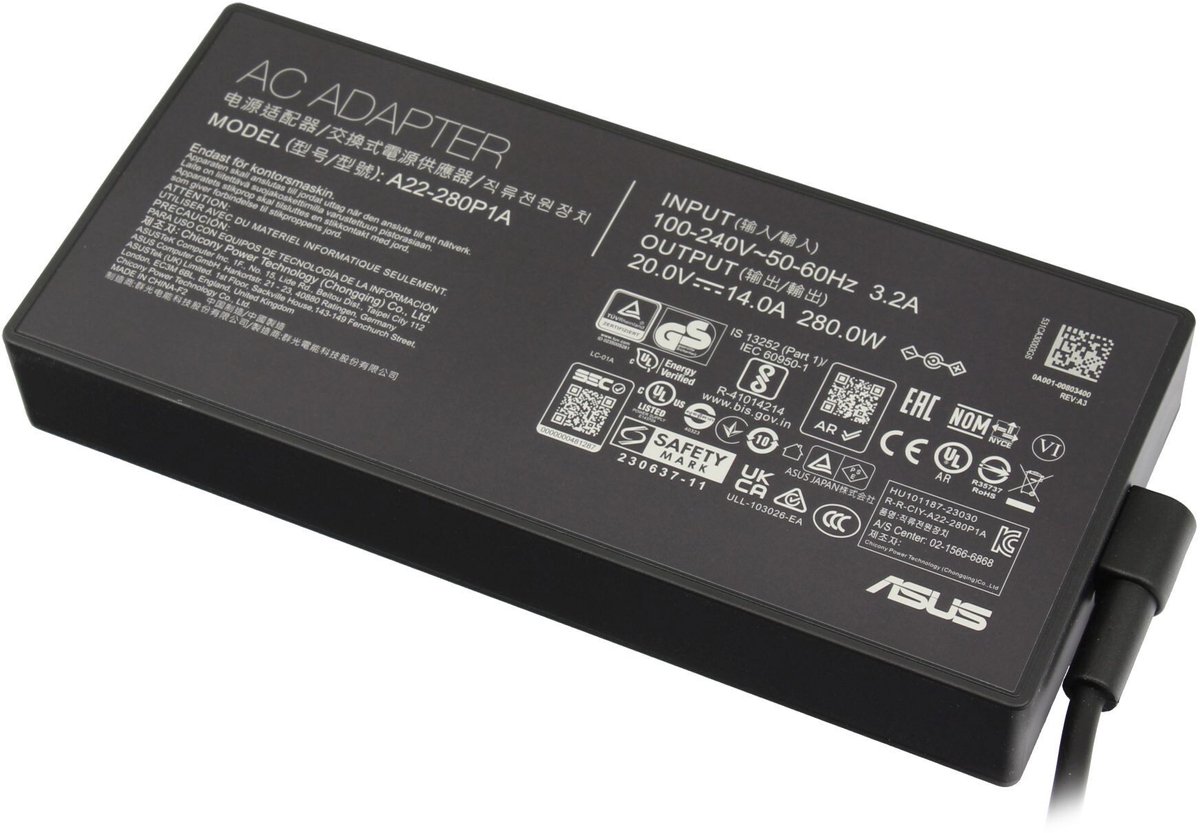 Asus 0A001-00802100 oplader 280W - (ROG)