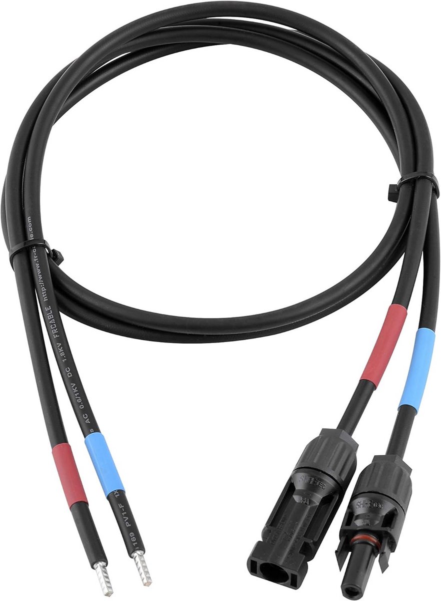 Professionele 6mm Zonnekabel voor Zonnemodule naar Laadregelaar