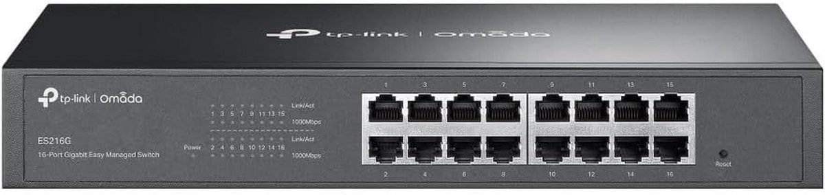 Netwerk Switch 16 Poorten Gigabit Managed - Professionele Snelheid