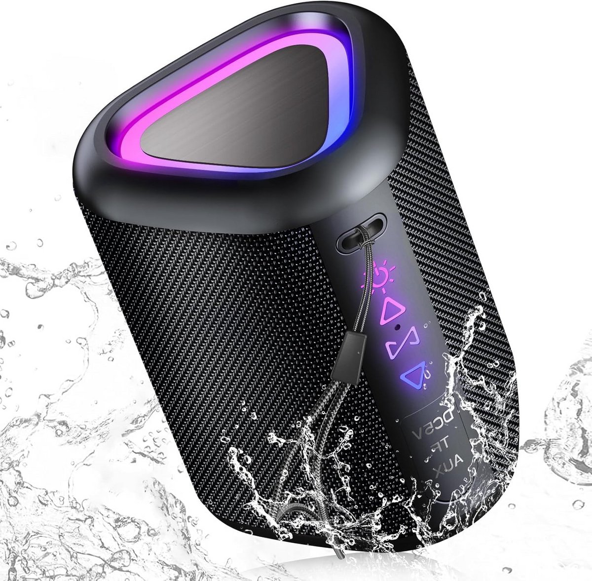 Draagbare Bluetooth Speaker met LED Licht en 5.4 Connectiviteit