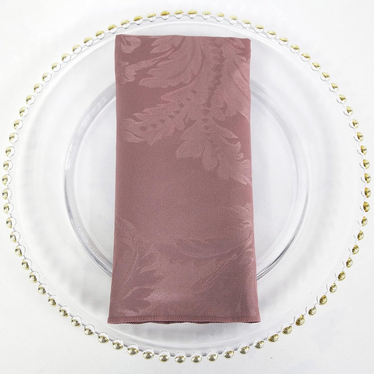 Damast servet 20" x 20" - luxe tafellinnen voor bruiloft, feest en decoratie