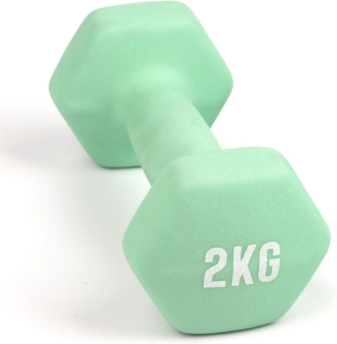 Hexagonale Halters 2 kg – Rubberen Coating voor Thuis & Fitness – Los Verkocht