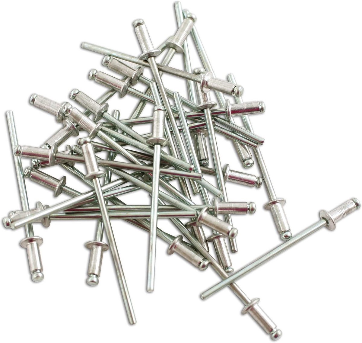 30 Stuks Popnagels Aluminium 2,4 x 5,5 mm - Sterke Klinknagels voor Diverse Bevestigingen