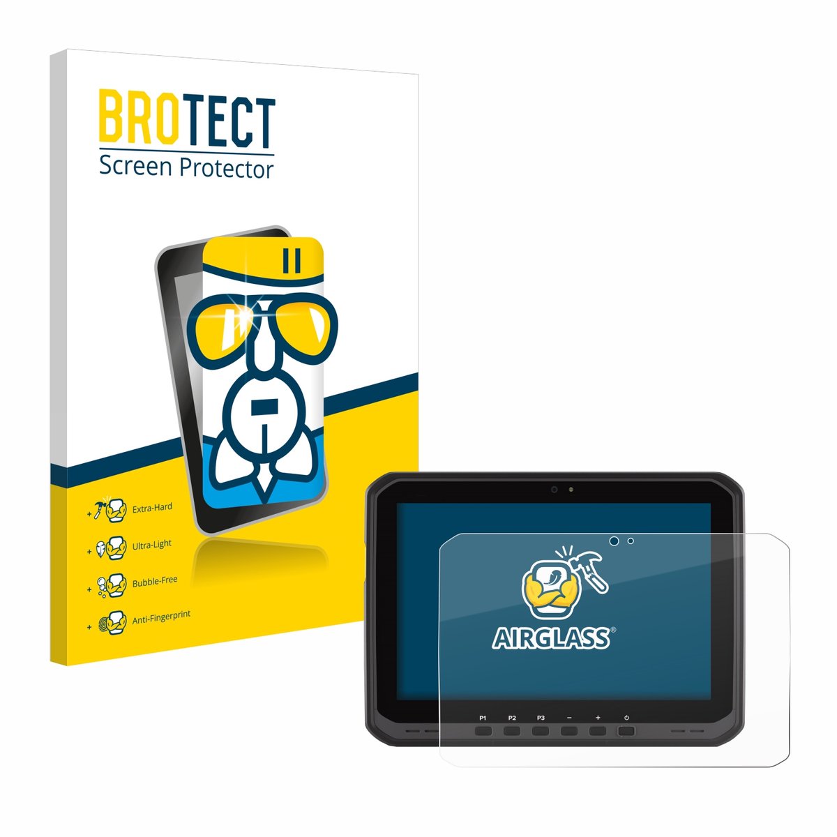 Screenprotector voor Zebra ET60 Beschermglas transparant