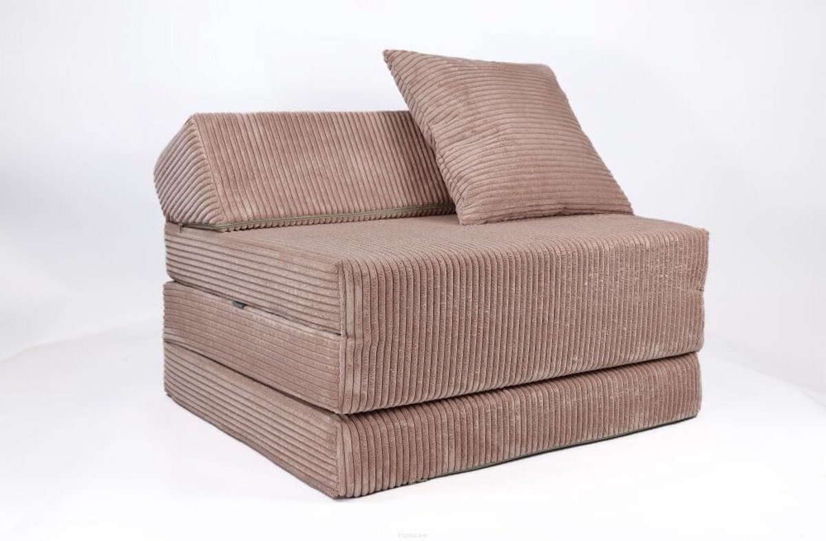 Opvouwbaar Gastenmatras 200x70x10cm met Hoofdsteun en Kussen - Draagbaar Schuimmatras