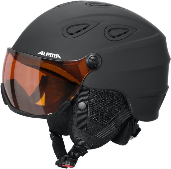 Skihelm met Geïntegreerd Vizier voor Volwassenen en Brildragers