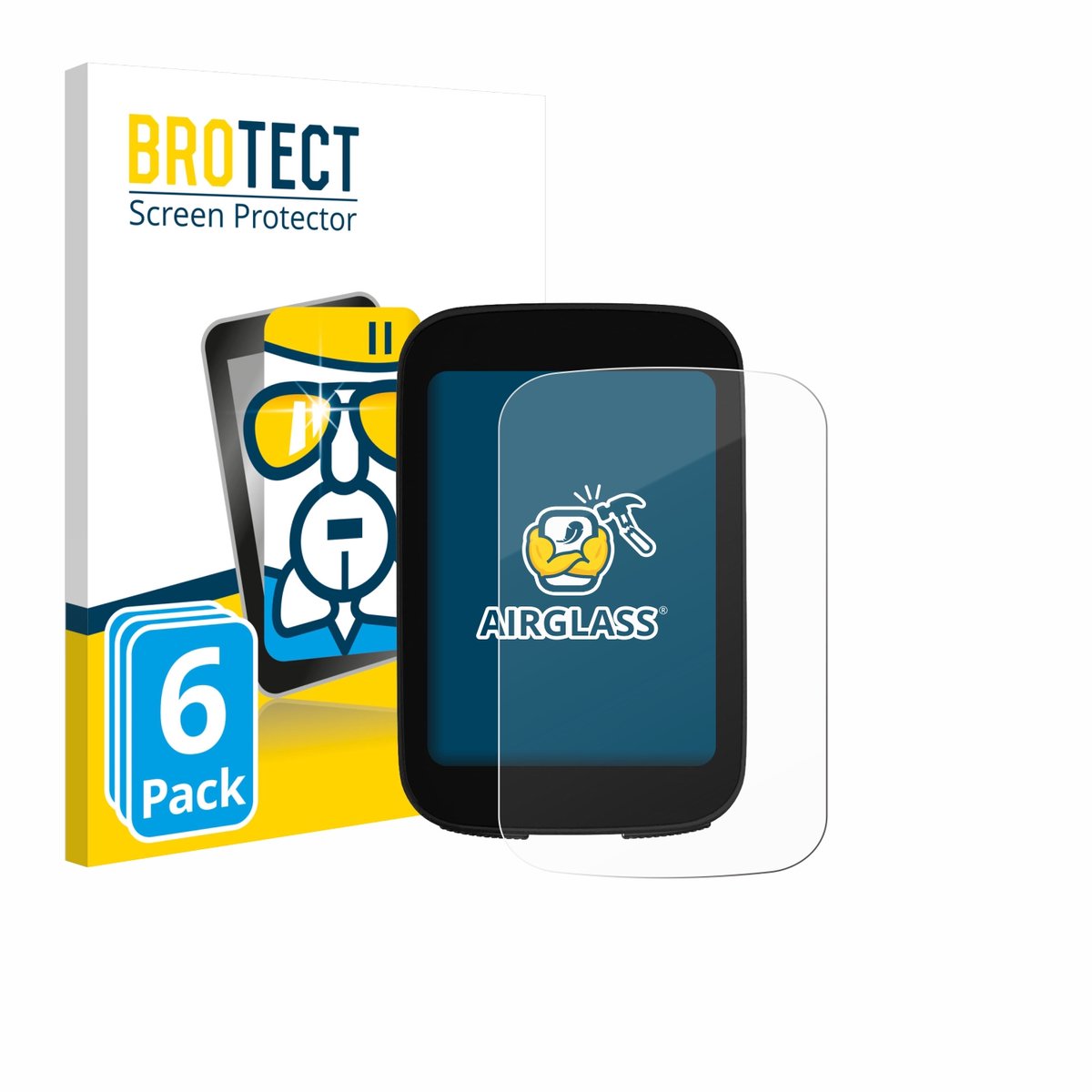 Screenprotector 6 Stuks voor Bikevee BKV300B 2.4" Beschermglas transparant