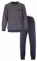 Paul Hopkins Heren Pyjama - Katoen - Lange Mouwen - Grijs - Maat L