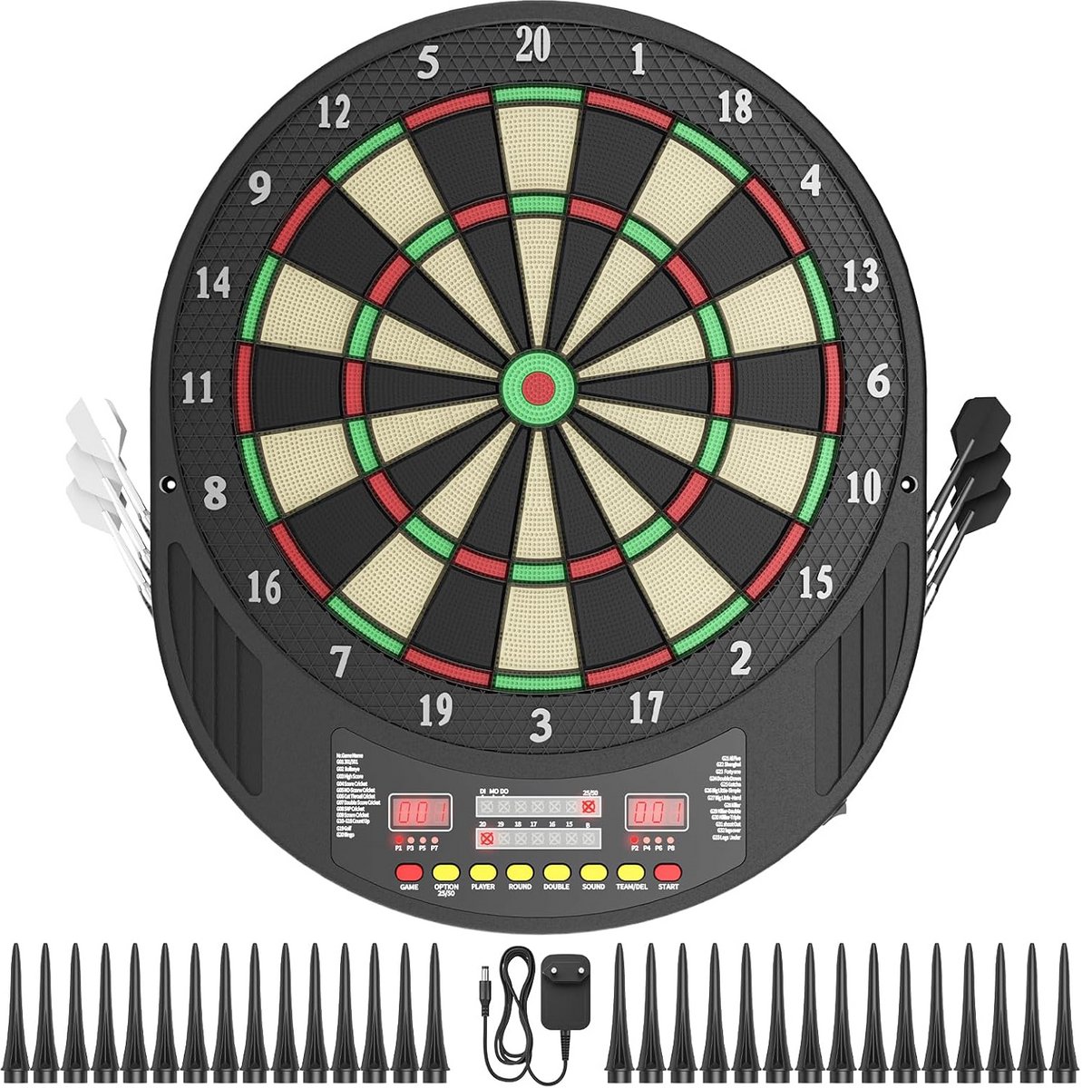 Elektronisch Dartbord Compleet met 6 Darts voor Thuisgebruik